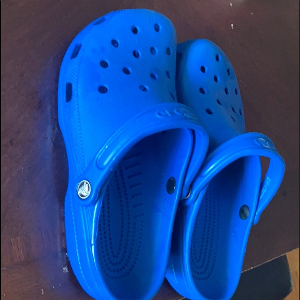 Blue Crocs!